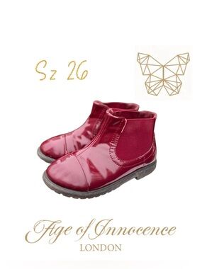 AOI Age of  innocence sz 26 burgundy PL Boots